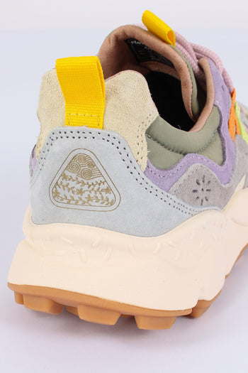 Sneakers Yamano Suede Nylon Grey/cipria - 7