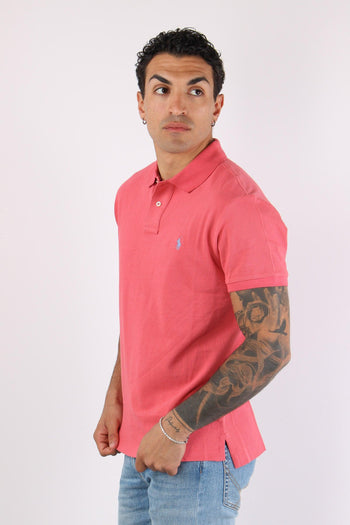 Polo Rete Slim Fit Red Sky - 6