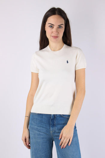 Pullover Manica Corta Cream - 2