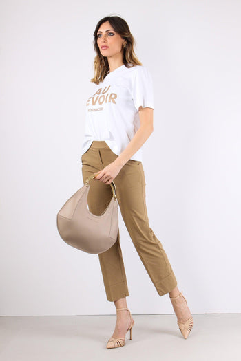 Pantalone Dritto Risvolto Coloniale - 5