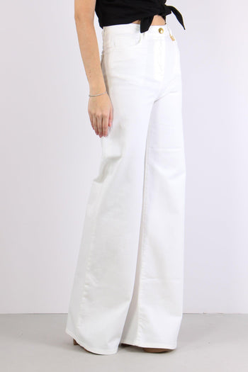 Denim Maxi Zampa Avorio - 7