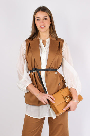 Gilet Cotone Cinturato Biscotto - 3