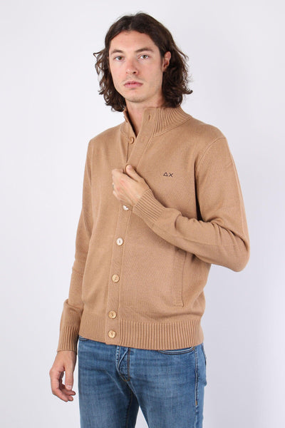 Cardigan Lana Bottoni Beige