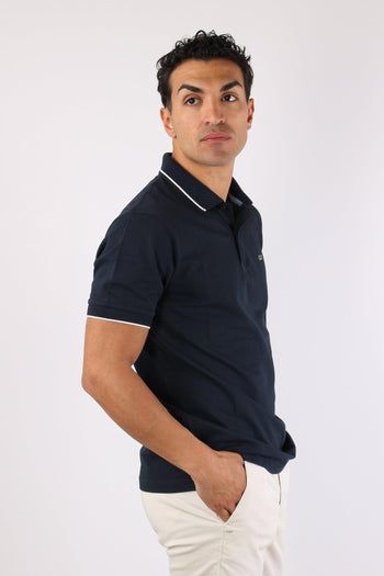 Polo Profilo Sottile Navy Blue - 6