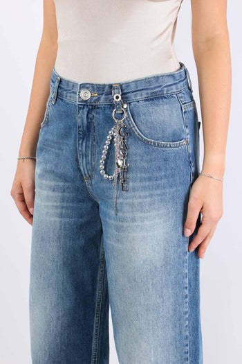 Jeans Gamba Dritta Charm Blu - 6