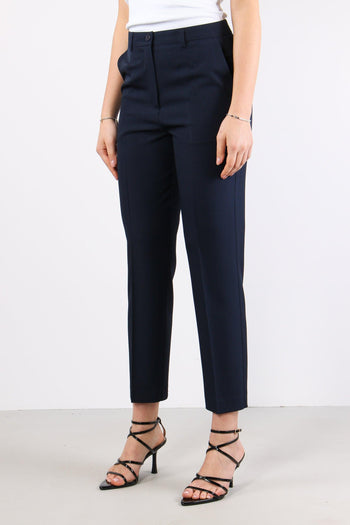 Pantalone Sigaretta Poliviscos Blu - 3