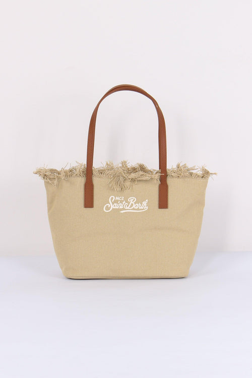 City Bag Mid Frange Beige