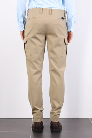 Pantalone Cargo Tessuto Tecnic Tabacco - 3