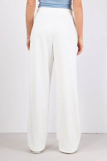 Pantalone Modal Coulisse Off White - 4