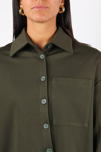 Camicia Over Flanella Militare - 6