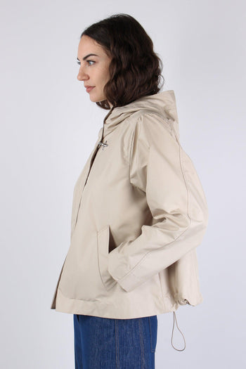 Cappa Nylon Cappuccio Sabbia - 4