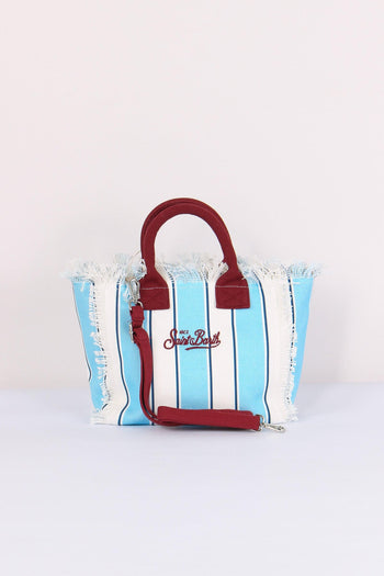 Colette Canvas Righe Azzurro/rosso - 3