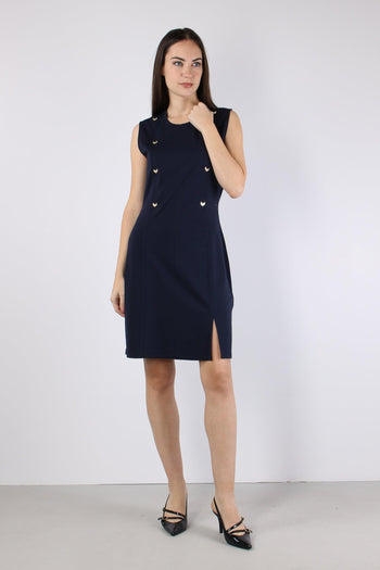 Abito Jersey Smanicato Night Blu - 3