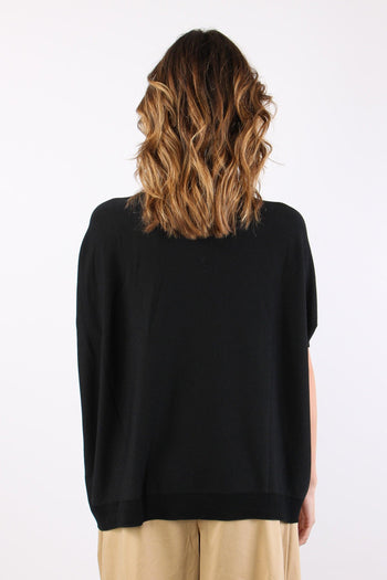 Maglia Cropped M/m Nero - 4