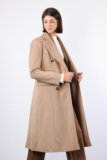 Cappotto Lungo Sfiancato Cammello - 7