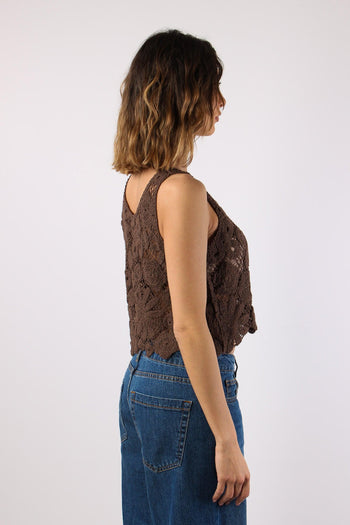 Top Macrame Cioccolato - 5