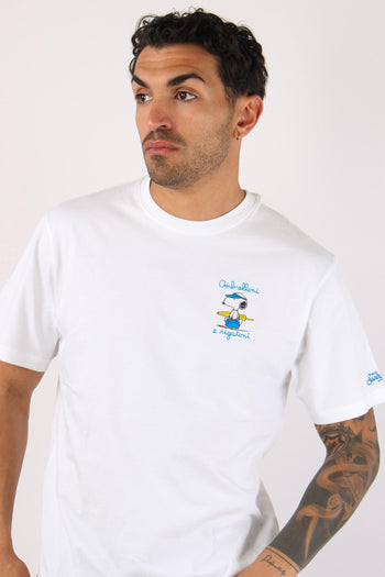 T-shirt Scritta Ricami Snoopy - 3
