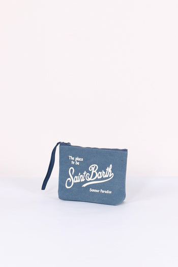 Aline Pochette Canvas Blu - 2