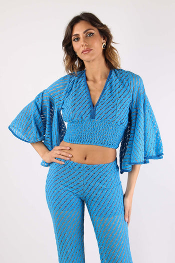 Top Manica Svasata Bluette - 2