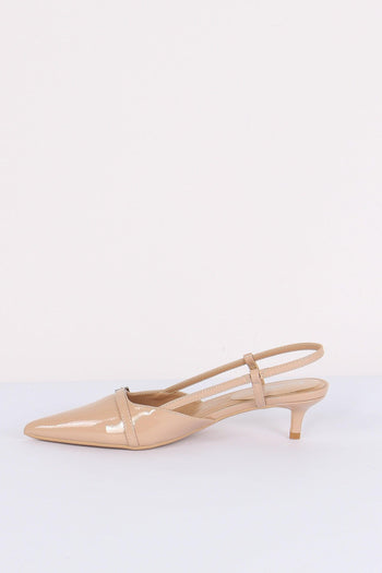 Chanel Tacco Basso Fibbia Nude - 7