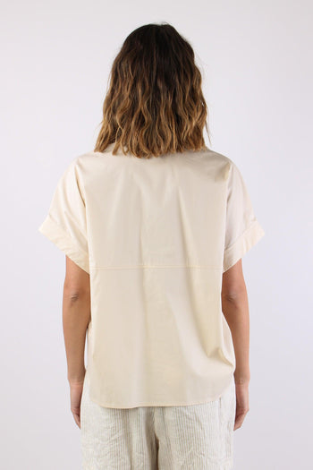 Camicia Over Squadrata Chantilly - 4