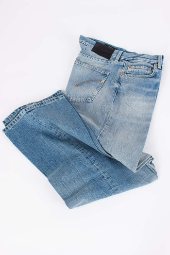 Francine Denim Gamba Larga Denim Medio - 7