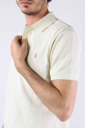 Polo Rete Slim Fit Cream - 7