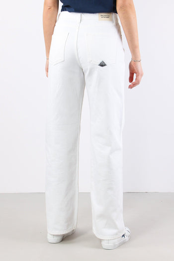 Denim Palazzo White - 4