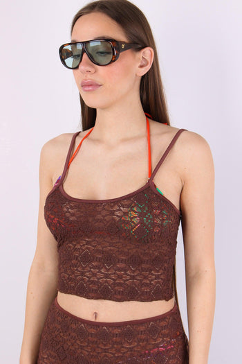Top Corto Macrame Moro - 6