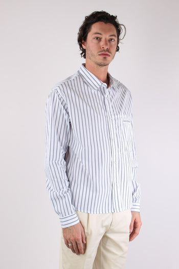 Barca Camicia Riga Tasca Blu/bianco - 6
