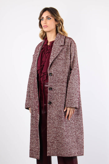 Cappotto Spinato Bordeaux - 3