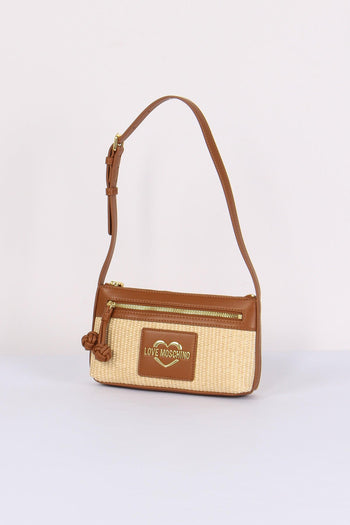 Pochette Mini Paglia Cuoio - 2