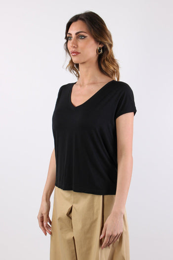 T-shirt Scavo V Nero - 6