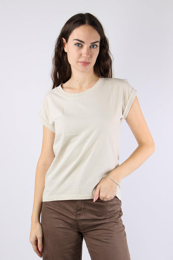 T-shirt Basica Cotone Crystal Grey - 2