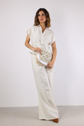 Camicia M/m Cinturata Naturale - 5
