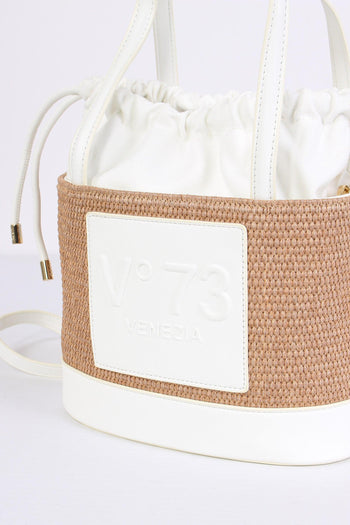Cat Bauletto Paglia Small Naturale/bianco - 4