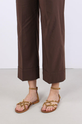 Pantalone Cropped Risvolto Moro - 6