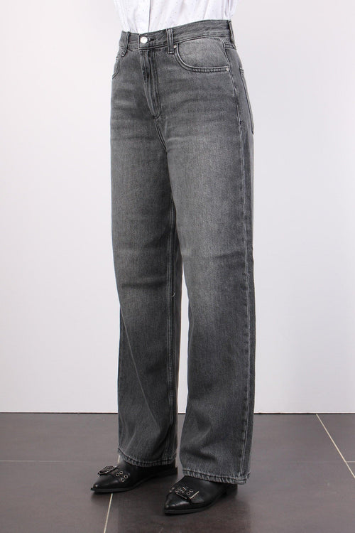 Jeans Baggy Wide Denim Grey Candy - 2