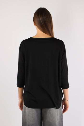 T-shirt Over Stondata Nero - 4