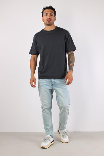 T-shirt Over Jersey Piombo - 2