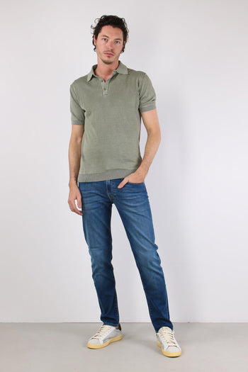 Polo Manica Corta Cotone Green Fade - 2