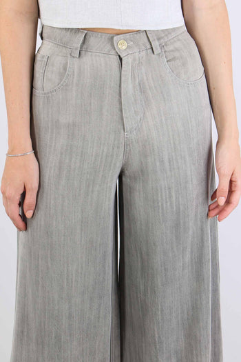 Denim Palazzo Grey - 7