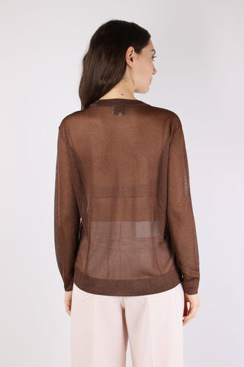 Girocollo Lurex Bronzo - 4