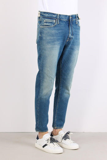Denim Relaxed Tapared Fit Denim Medio - 7