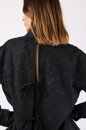 Camicia Fiocchi Retro Fiore 3d Nero - 8