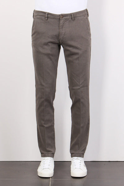 Pantalone Chino Flanella Fango