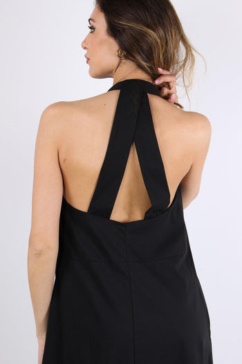 Abito Scavo V Cotone Nero - 7