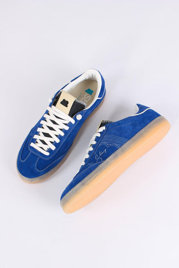 Sneakers Scamosciata Impunture Contr Blue Royal - 2