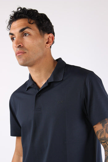 Polo Piquet Tecnica Navy Blue - 7