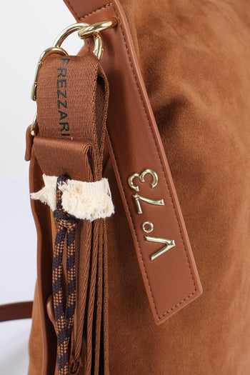 Danielle Sacca Hobo Ecocamosci Cuoio - 8